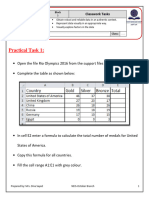 Block 5 - Excel Classwork Tasks