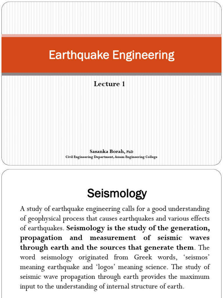 Lecture 1 Download Free Pdf Earth Seismology