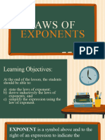 Laws of Exponents