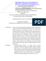 KEPDIRJEN 94 TAHUN 2022 - Juknis Pengenaan Sanksi Administratif - Bid. KP