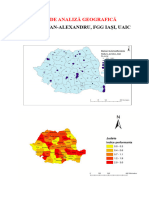 Hărți de Analiză Geografică - Răzvan Focșa, FGG Iași, UAIC