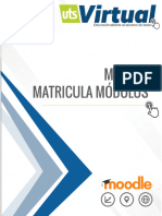 Manual Matriculas de Asignaturas