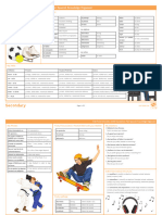 Free Time Activities Foundation Tier Knowledge Organiser Spanish