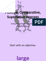 Positive, Comparative, Superlative Degrees