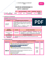 1° y 2° SESIÓN DE APRENDIZAJE SESIÓN1-SEM.1-EXP.1