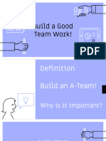 Team Bulding & Work