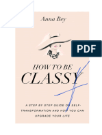 How To Be Classy Como Se Elegante - Anna Bey