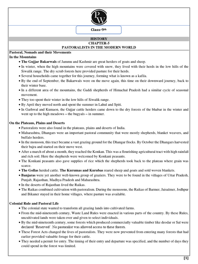 pastoralists-in-the-modern-world-short-notes-pdf-pastoralism