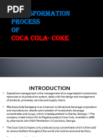 Coca-Cola Manufacturing Process Flow Chart | PDF | Coca Cola | Quality ...
