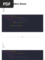 Striver's Pattern Sheet