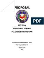 Proposal Kegiatan Lentera Ramadhan Kareem A