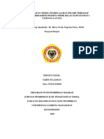 SAHITTPENGARUH PENERAPAN MODEL PEMBELAJARAN INKUIRI TERHADAP KEMAMPUAN BERPIKIR KRITIS PESERTA DIDIK KELAS XI IPS-1