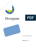 Divergente. Cuarto Informe de Lectura - Joshué Meléndez 136995