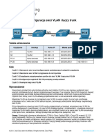 Lab 3.1 (3.4.6) - Configure VLANs and Trunking