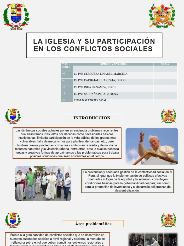 La Iglesia Católica y Conflictos Sociales | PDF | Perú | Iglesia Católica