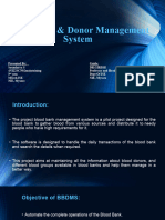 Blood Bank & Donor Management System - Societal