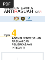 Modul Kiar 2023 - 4 Agensi-Agensi Berkaitan Pencegahan Rasuah Dan ...