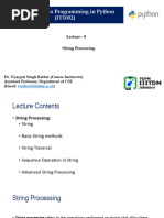 Lec 8. String Processing