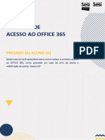 Tutorial de 1° acesso ao Office 365