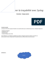 Projet - Tracabilité