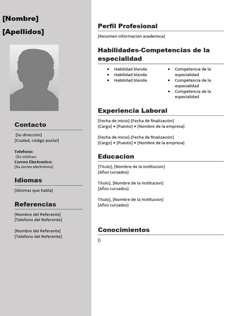Plantilla CV+ | PDF