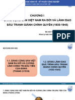 Tuần 1.2. Bài Giảng Điện Tử LSĐCSVN - Chương 1.1