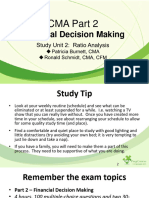 CMA Part 2: Financial Decision Making