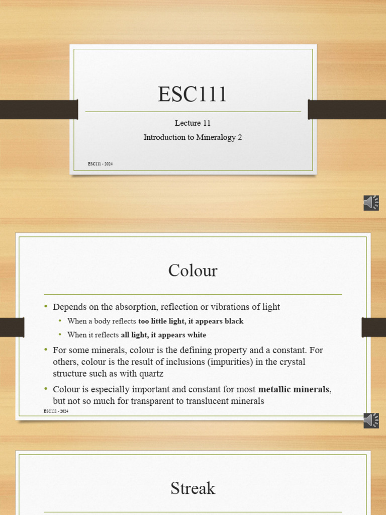 Overview of Mineral Properties | PDF | Minerals | Ore