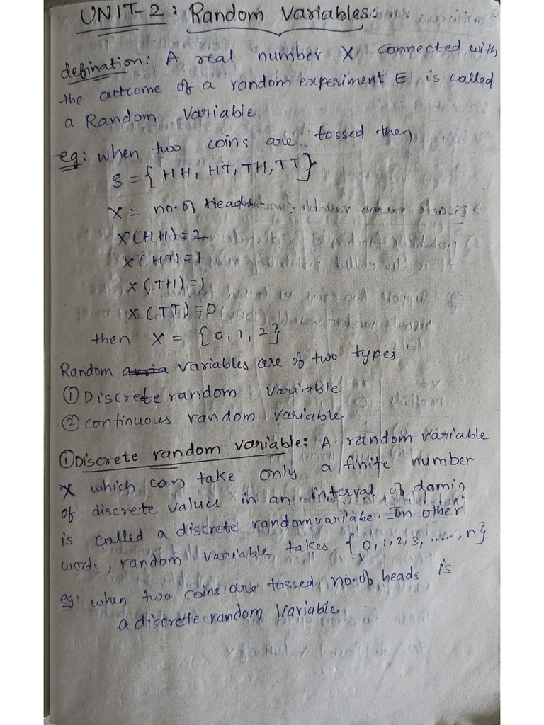 P&a Unit - 2 | PDF