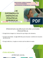 Cuidados de Enf. en Emerg. Pediatricas Quirurgicas