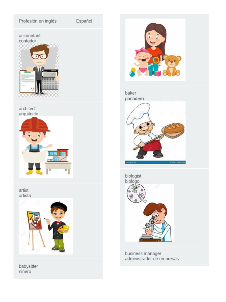 Profesiones Y Oficios Pdf