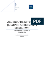 GUIA Estudiantes - Learning Agreement - SIGMA (EWP)