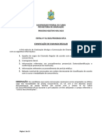 Universidade Federal Do Cariri Pró-Reitoria de Graduação Processo Seletivo Sisu 2023