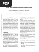 SegDiff - Image Segmentation With Diffusion Probabilistic Models