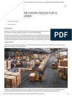 Supply Chain Network Design For A Telecom Provider - Anylogistix Supply Chain Optimization Software