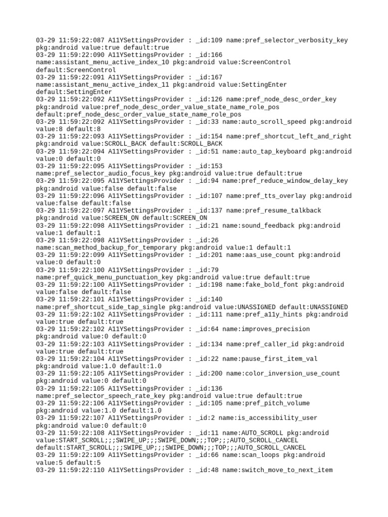 Android Accessibility Settings Overview | PDF | Google | Cloud Clients