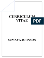 Curriculum Vitae Sumaya
