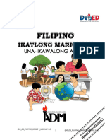 Modyul 1 Q3 Pagpapaliwanag Sa Kahalagahan NG Ponemang Suprasegmental