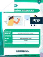 Evaluación Diagnóstica Tutoria. VI SEC (Primero-Segundo)