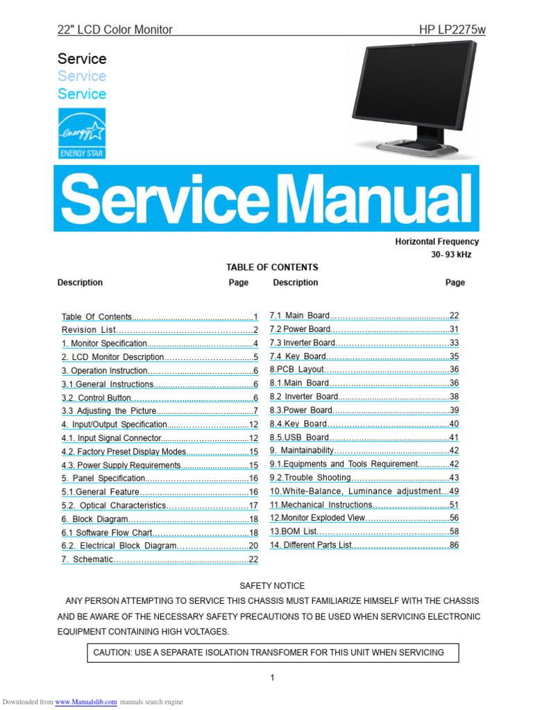 Service | PDF | Computer Monitor | Information And Communications ...