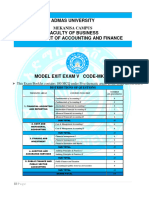 Model Exit Exam 6