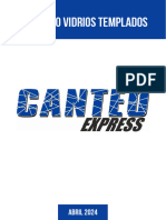 CATALOGO VIDRIO TEMPLADO CANTEO EXPRESS SRL