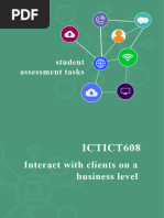 ICTICT608 Student Assessment Tasks and Project Portfolio V2.0