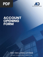 Commoditites Account Opening Form