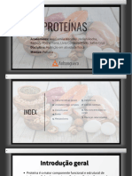 Trabalho proteínas