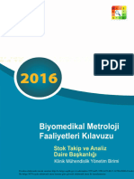 Biyomedikal Metroloji Faaliyetleri Kılavuzu