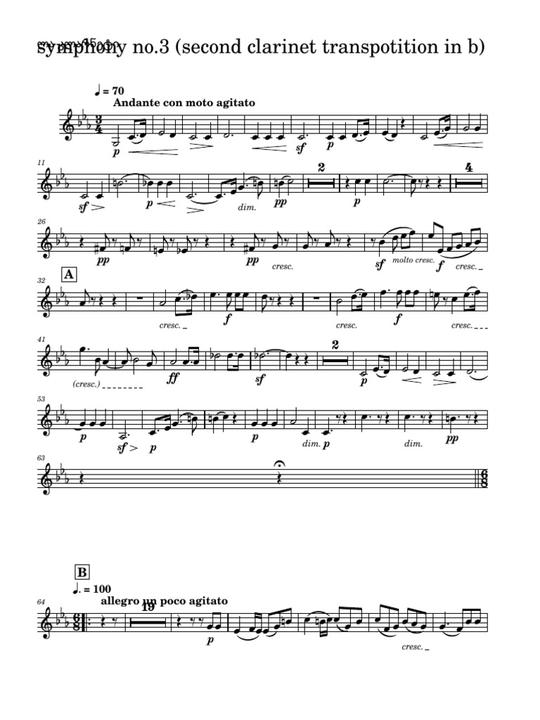 Symphony No.3-Mendelsohnn | PDF | Musical Forms | Elements Of Music