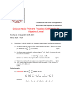 Solucionario de PC1 Algebra Lineal 2021