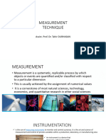 1. MEASUREMENT Technique