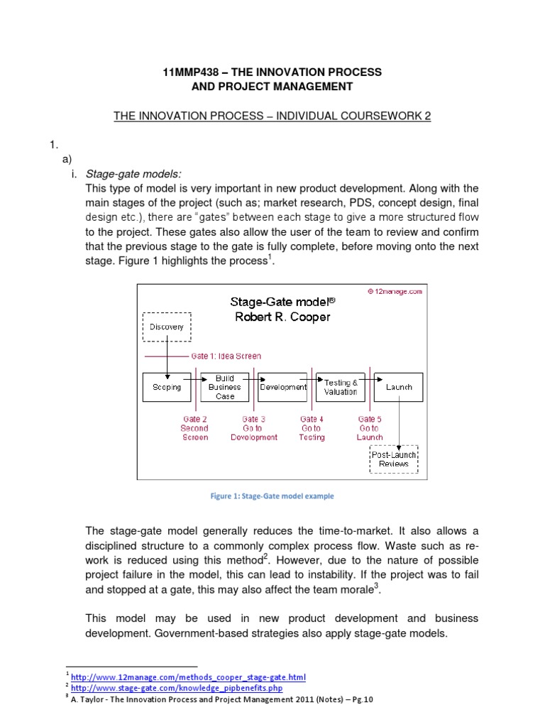 Innovation Process in Project Management | PDF | Innovation | New ...